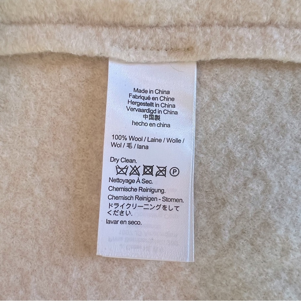 J. Crew | Daphne Topcoat Italian Boiled Wool Dusty Ivory | 16 - Picture 10 of 11